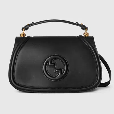 Gucci Blondie Medium Top Handle Bag In Black