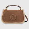 Gucci Blondie Medium Top Handle Bag In Brown