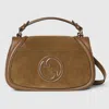 Gucci Blondie Medium Top Handle Bag In Brown