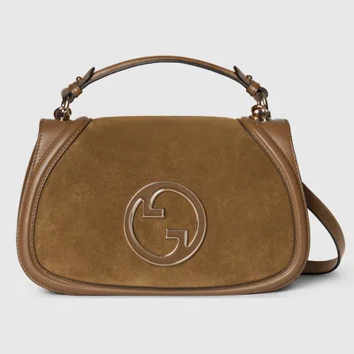 Gucci Blondie Medium Top Handle Bag In Brown