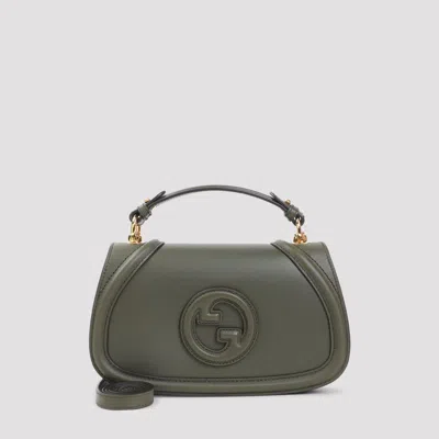 Gucci Blondie Medium Top Handle Bag In Green