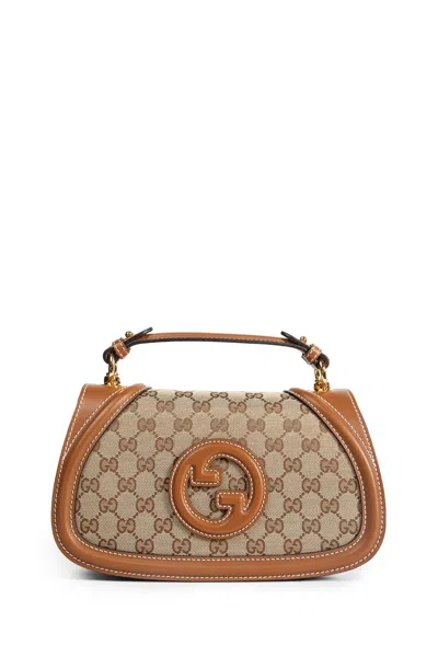 Gucci Blondie Medium Top Handle Bag In Sand
