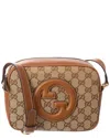 Gucci Blondie Mini Gg Canvas & Leather Camera Bag