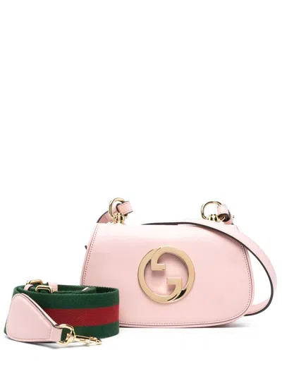 Gucci Blondie Mini Handbag In P.pink/vrv