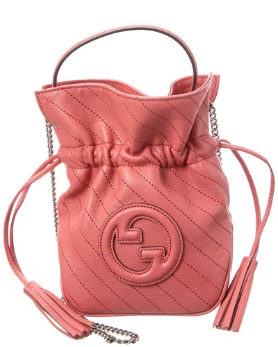 Gucci Blondie Mini Leather Bucket Bag