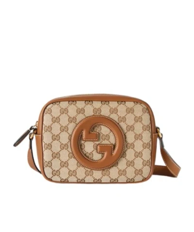 Gucci Blondie Mini Shoulder Backpack In Nude