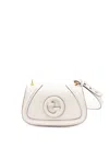 Gucci White Leather Blondie Shoulder Bag