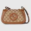 Gucci Blondie Mini Shoulder Backpack In Brown