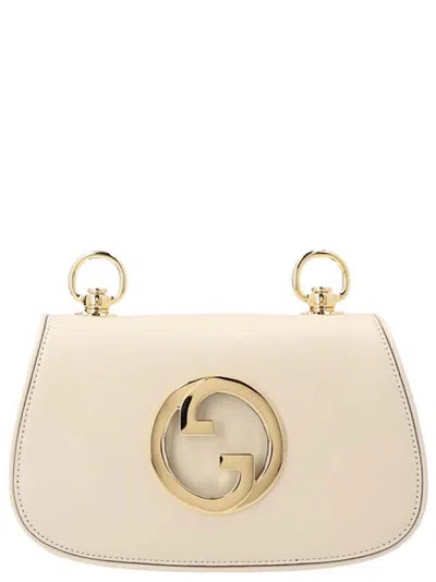 Gucci Blondie Mini Shoulder Bag In White