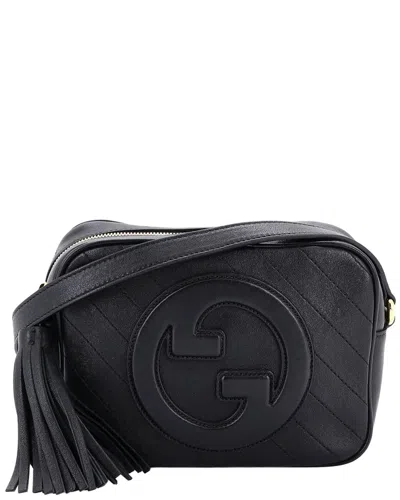 Gucci Blondie Nm Camera Shoulder Bag Diagonal Quilted Small (authentic Pre-  Loved) In Black
