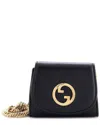 Gucci Blondie Nm Wallet On Chain Leather Medium (authentic Pre-loved)