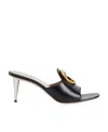 Gucci Blondie Open-toe Mules In Black