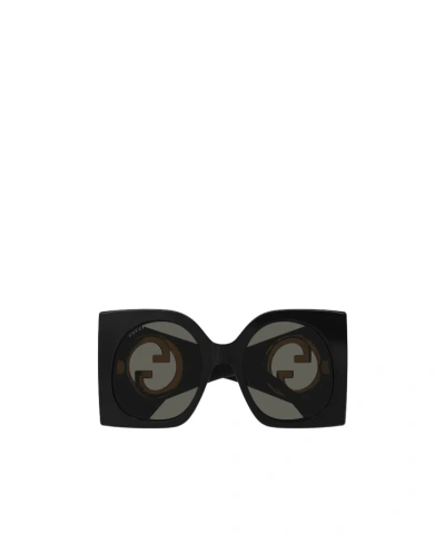 Gucci Blondie Oversized-gg Sunglasses In Black