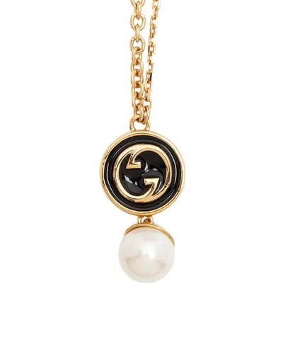 Gucci Blondie Pendant Necklace (authentic Pre-loved) In Gold