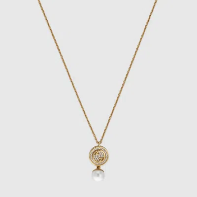 Gucci Blondie Pendant Necklace In Gray
