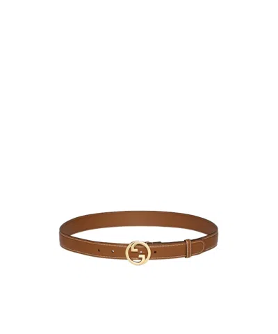 Gucci Blondie Series Belts In Brown