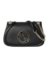 Gucci Blondie Series Small Shoulder Backpack In Black