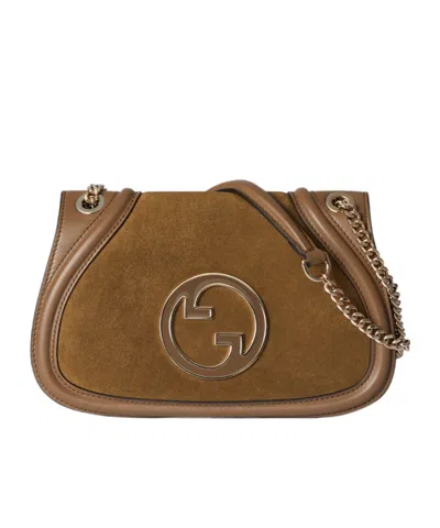 Gucci Blondie Series Small Shoulder Backpack In Brown