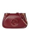 Gucci Blondie Shoulder Backpack In Red