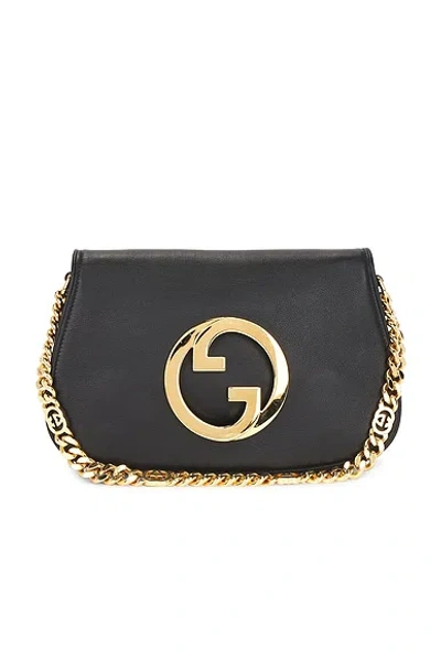 Pre-owned Gucci Blondie Shoulder Bag In Black