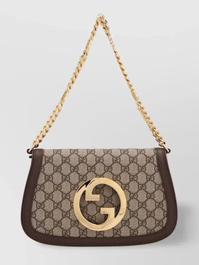 Gucci Mini Blondie Shoulder Bag In Cream