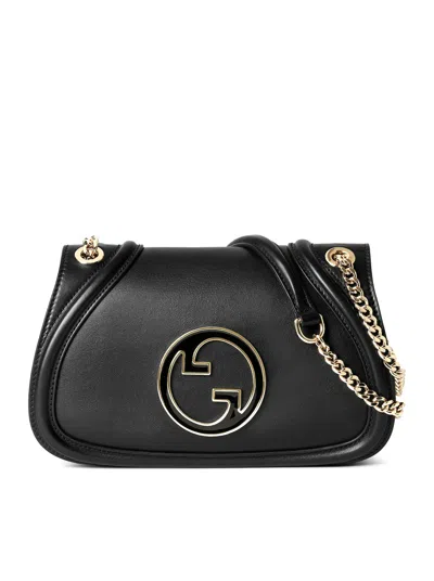 Gucci Blondie Shoulder Bag Small Size In Black