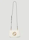 Gucci Womens Mystic White Blondie Leather Shoulder Bag