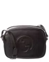 Gucci Blondie Small Leather Camera Bag In Black