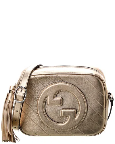 Gucci Blondie Small Leather Shoulder Bag In Neutral