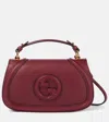 Gucci Blondie Small Top Handle Bag In Rosso Ancora