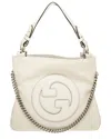 Gucci Quilted Chain Strap Top Handle Tote Bag In White