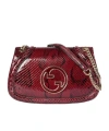 Gucci Blondie Small Shoulder Backpack In Red