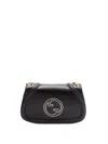 Gucci Small Blondie Leather Crossbody Bag In Black  