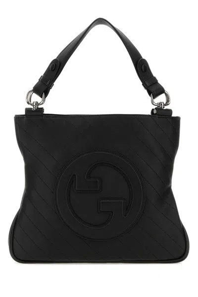 Gucci Blondie Small Shopping Bag In Black