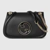 Gucci Blondie Shoulder Bag Medium Size In Black