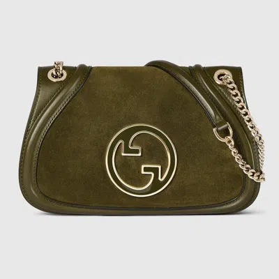Gucci Blondie Small Shoulder Bag In Green