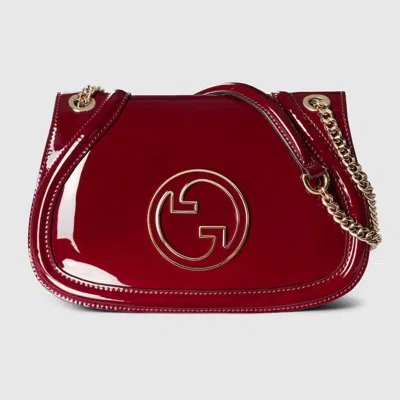 Gucci Blondie Small Shoulder Bag In Red