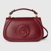 Gucci Blondie Small Top Handle Bag In Red