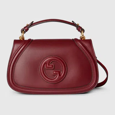 Gucci Blondie Small Top Handle Bag In Red