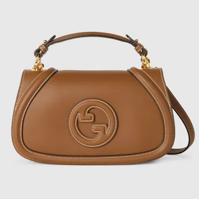 Gucci Blondie Small Top Onhandle Bag In Brown