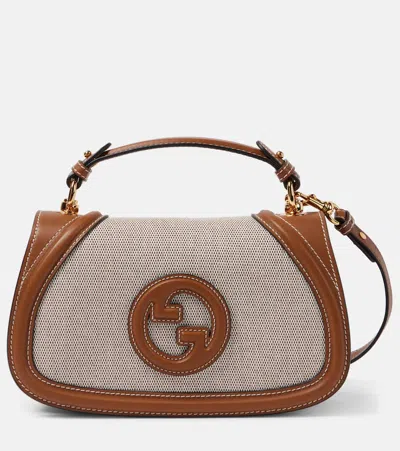Gucci Blondie Small Tote Bag In Brown