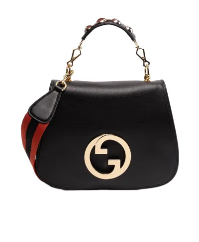 Gucci Blondie Top Handle Bag In Black