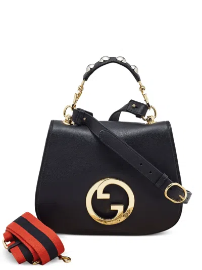 Pre-owned Gucci Blondie Tote Bag In Black