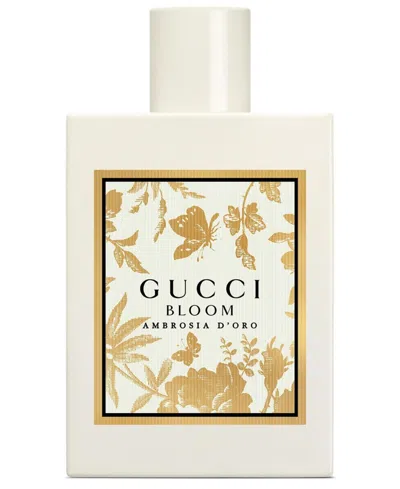 Gucci Bloom Ambrosia D'oro Eau De Parfum, 3.3 Oz. In Transparent