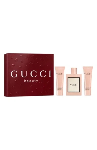 Gucci Bloom Eau De Parfum Gift Set $228 Value In Pink