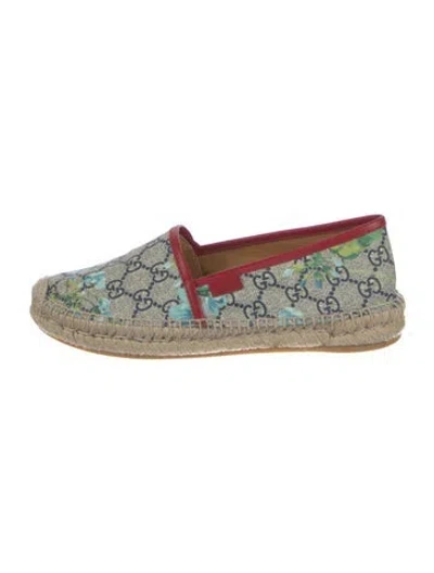Pre-owned Gucci Blooms Print Espadrilles