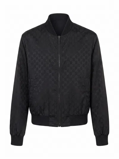 Gucci Blouson Full Zip In Black