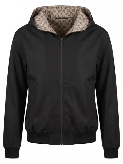 Gucci Blouson Full Zip In Black