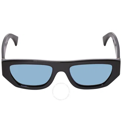Gucci Blue Browline Men's Sunglasses Gg1134s 001 53 In Black