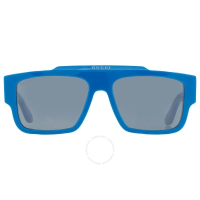 Gucci Blue Browline Men's Sunglasses Gg1460s 004 56